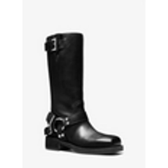Michael Kors Crosby Leather Moto Boot Size 8.5 NWT - Picture 4 of 4